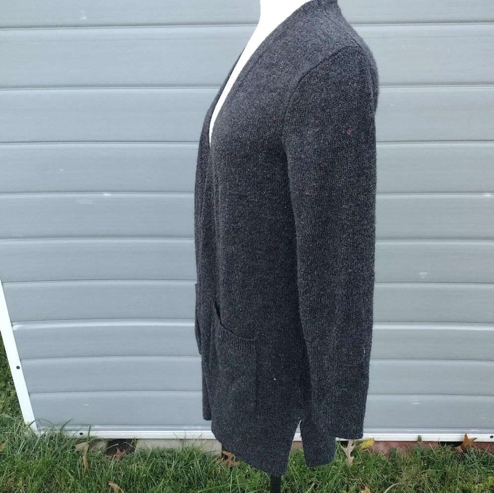 Madewell Donegal Kent Cardigan Sweater Women's XS Storm Black